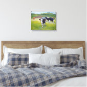 Holstein Friesian Cows and Landscape Painting Leinwanddruck (Insitu (Schlafzimmer))