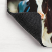 Holstein-Friesisches Kalb Mousepad (Ecke)