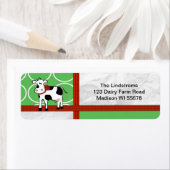 Holstein Holiday Weihnachtskuh Cartoon (Insitu)