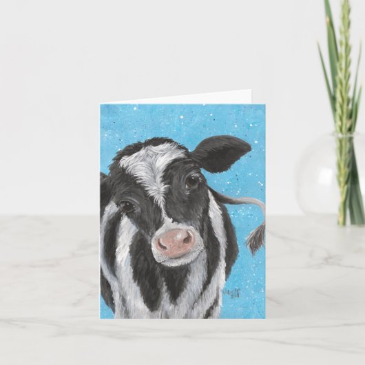 Holstein-Kalb Faltkarte Ankündigung (Vorderseite)