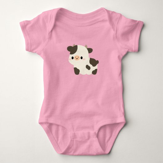 Holstein-Kuh Baby Strampler (Vorderseite)