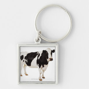 Holstein-Kuh (Bosstier) Schlüsselanhänger