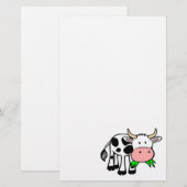 Holstein-Kuh Briefpapier (Vorne/Hinten)