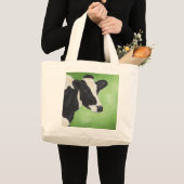 Holstein-Kuh-Einkaufstasche Jumbo Stoffbeutel (Vorderseite (Produkt))