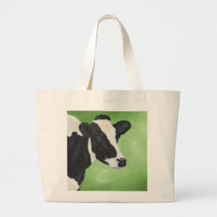 Holstein-Kuh-Einkaufstasche Jumbo Stoffbeutel