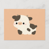 Holstein-Kuh Feiertagspostkarte (Vorderseite)