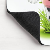 Holstein-Kuh im Gras Mousepad (Ecke)