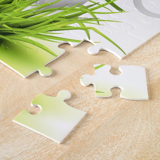Holstein-Kuh im Gras Puzzle (Seite)