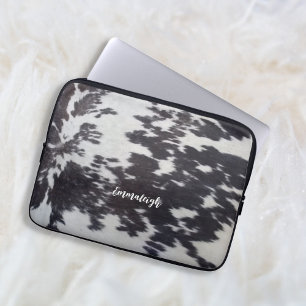 Holstein Kuh Imitate Leather Natural Look Laptopschutzhülle