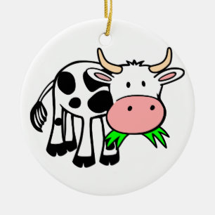 Holstein-Kuh Keramik Ornament
