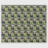 Holstein-Kuh-Kuss Geschenkpapier (Flach)