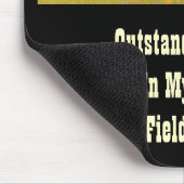 Holstein-Kuh, malend HERVORRAGEND AUF dem GEBIET: Mousepad (Ecke)