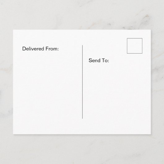 Holstein Kuh mit Altpappe Postkarte (Rückseite)