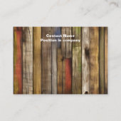 Holstein Kuh mit Altpappe Visitenkarte (Rückseite)