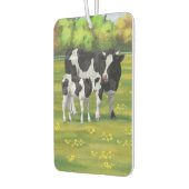 Holstein Kuh & Niedliches Kalb im Sommer Weide Autolufterfrischer (Links)