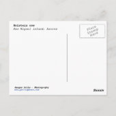 Holstein Kuh Postkarte (Rückseite)