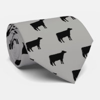 Holstein-Kuh-Silhouette-Muster grau und schwarz
