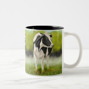 Holstein-Kuh-Tasse Zweifarbige Tasse