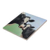 Holstein Kuh und Kalb Fliese (Seite)