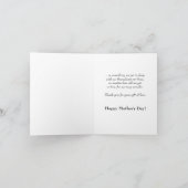 Holstein Kuh und Niedliches Kalb Blauer Herzschlag Karte (Innenseite)