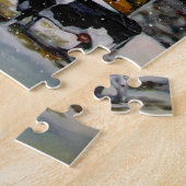 Holstein-Kühe in SnowyBarnyard: Ursprüngliche Puzzle (Seite)