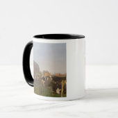 Holstein Milchkühe außerhalb einer Scheune bei Son Tasse (Vorderseite Links)