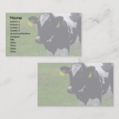 Holstein Milchvieh Visitenkarte (Vorne/Hinten)