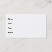 Holstein-Molkerei-Visitenkarte: Kunst im Pastell Visitenkarte (Rückseite)