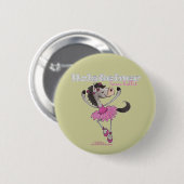 Holsteiner Horse Ballet Button (Vorne & Hinten)