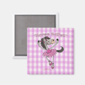 Holsteiner Horse Ballet Magnet (Vorderseite/Rückseite)