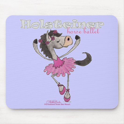 Holsteiner Horse Ballet Mousepad (Vorne)