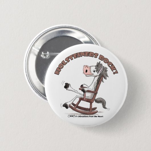 Holsteiners Rock! Button (Vorne & Hinten)