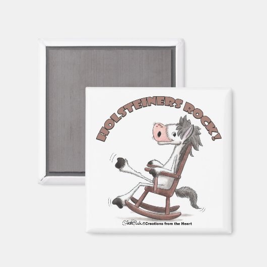 Holsteiners Rock! Magnet (Vorderseite/Rückseite)