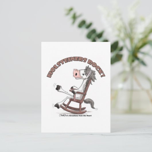 Holsteiners Rock! Postkarte (Stehend Vorderseite)
