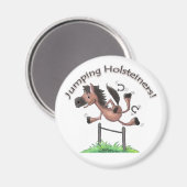 Holsteiners springen! magnet (Vorderseite/Rückseite)
