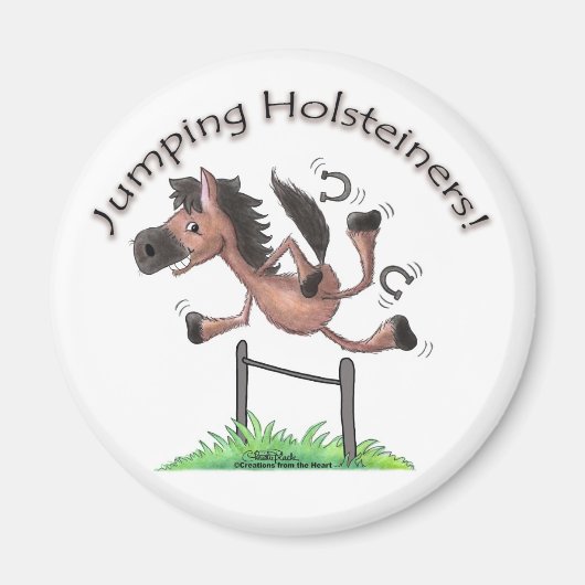 Holsteiners springen! magnet (Vorne)
