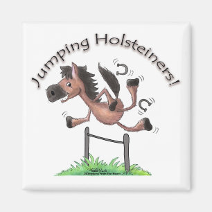 Holsteiners springen! magnet