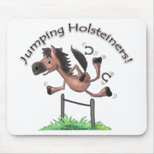 Holsteiners springen! mousepad