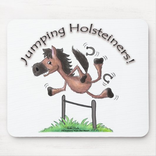 Holsteiners springen! mousepad (Vorne)