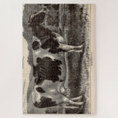 Holsteinkuh aus dem 19. Jahrhundert Puzzle (Vertikal)