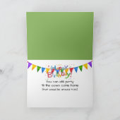 Holsteinkühe zum Geburtstag in Weide Karte (Innenseite)