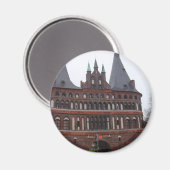 Holsten Gate - Lubeck Deutschland Magnet (Vorderseite/Rückseite)