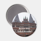 Holsten Gate - Lubeck Deutschland Magnet (Vorderseite/Rückseite)