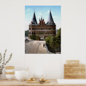 Holstentor von Luebeck Poster (Küche)