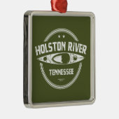Holston River Tennessee Kayaking Ornament Aus Metall (Rechts)