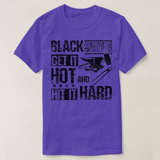 Holt es heiß Blacksmith T T-Shirt (Design vorne)