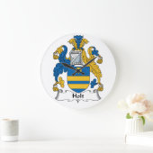 Holt Family Crest Große Wanduhr (Zuhause)