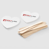 Holt Law Handheld Herz-Fan Fächer (Non-assembled)