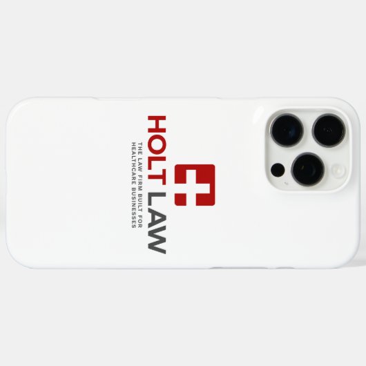 Holt Law Phone Case (Rückseite (Horizontal))