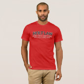 Holt Law Slogan Red T - Shirt (Vorne ganz)